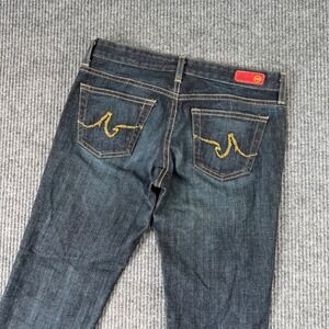 AG Adriano Goldschmied The Club Bootcut Jeans Dark Wash Womens Size 28R